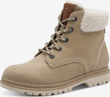 Bottines à lacets Tamaris en marron : devant