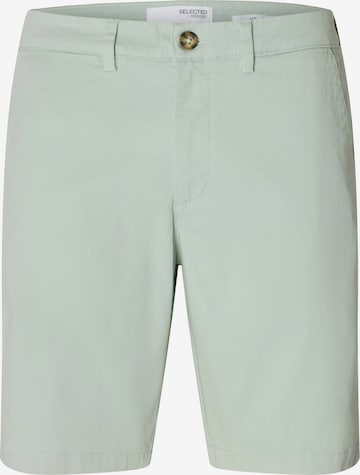 Pantalon chino 'SLHMILES' SELECTED en bleu : devant