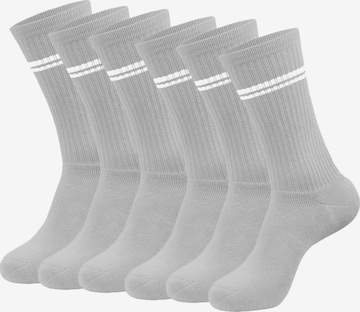 INDICODE JEANS Sokken 'Louis' in Grijs: voorkant