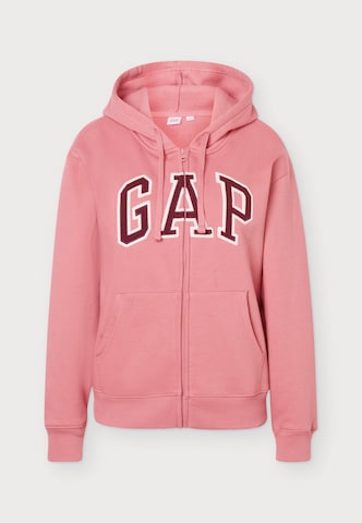 GAP Sweatjakke 'HERITAGE' i pink: forside