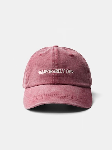 Bershka Cap in Rot: Vorderseite