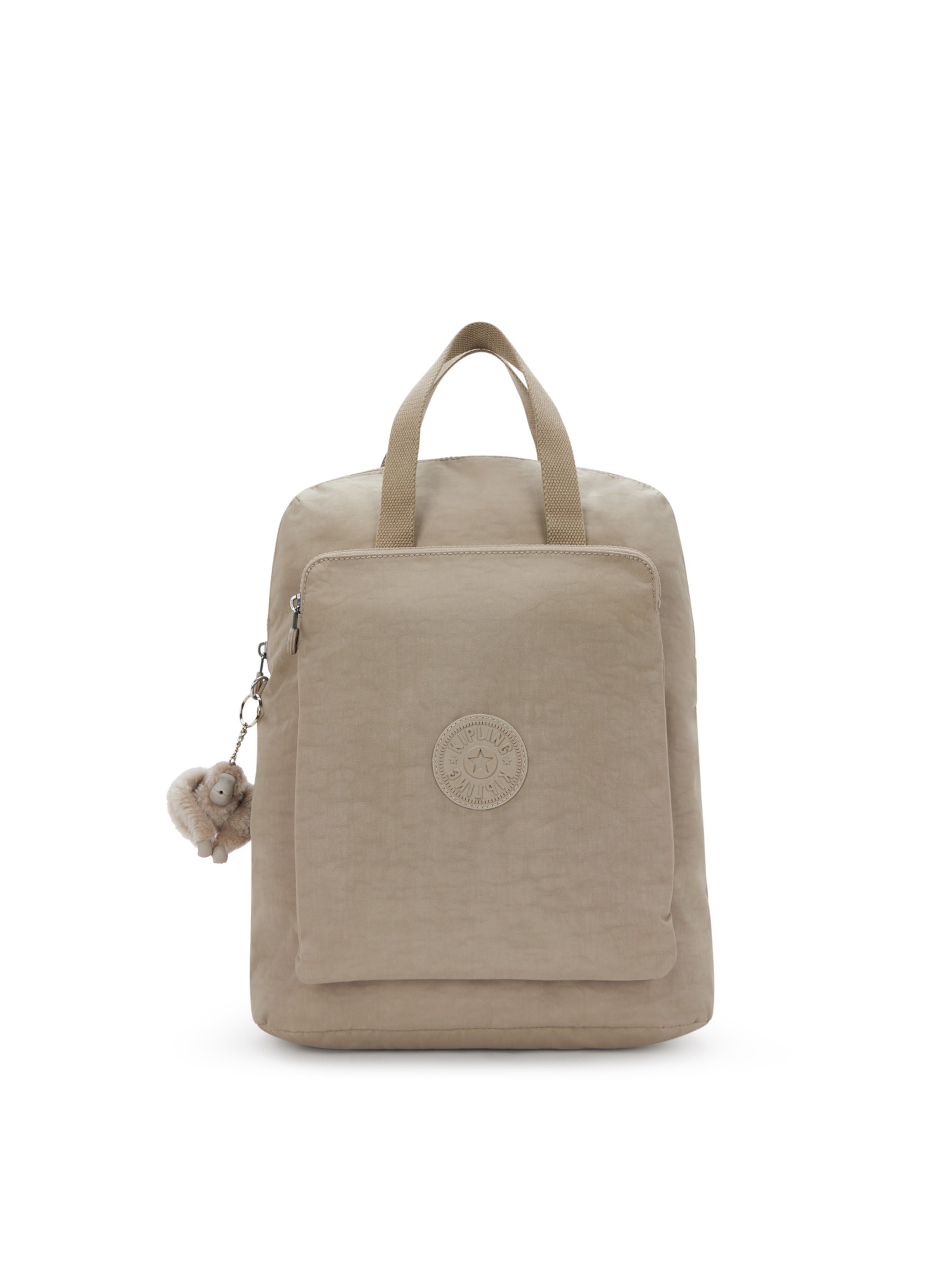 KIPLING Backpack 'Kazuki' in Beige: front