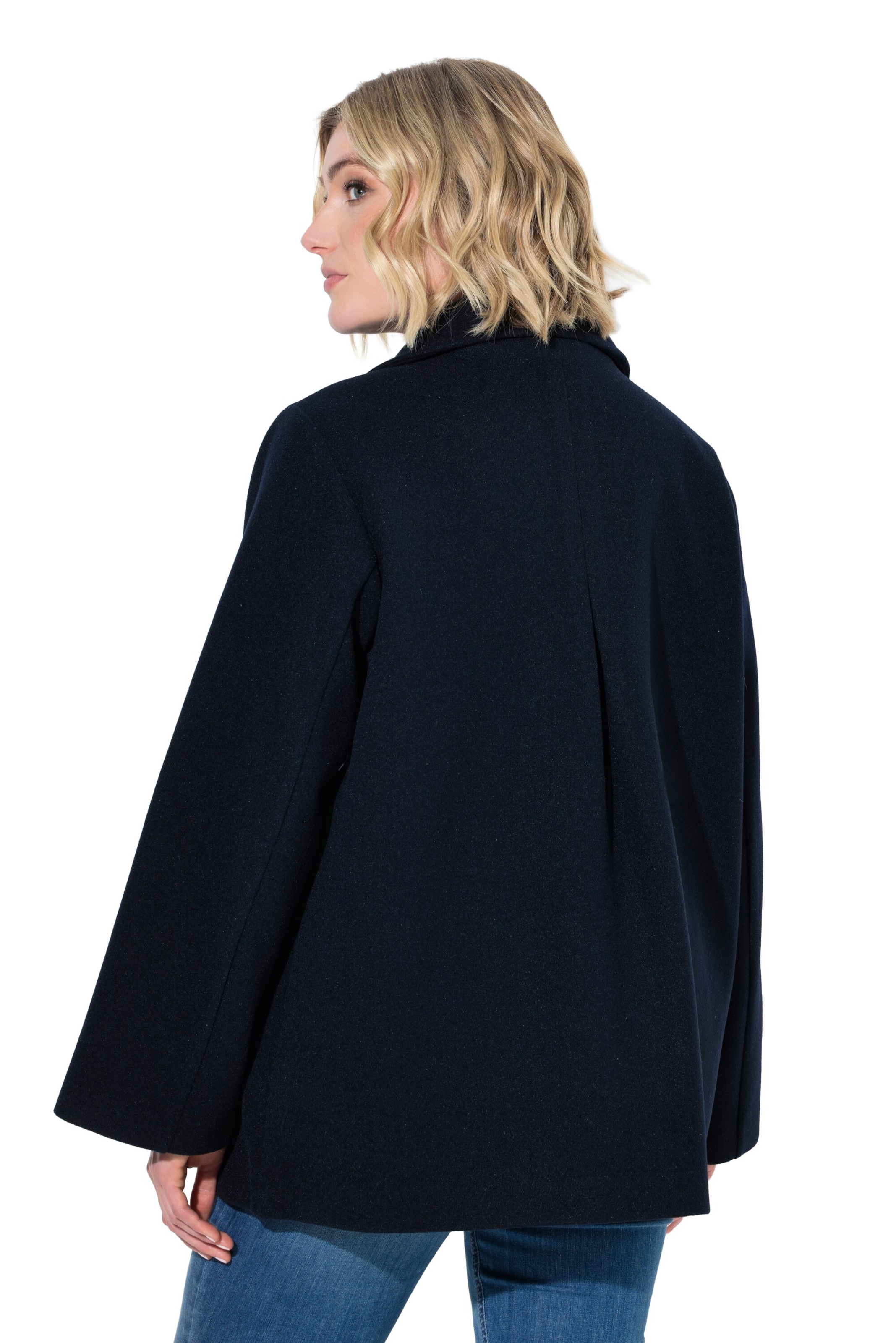Ulla Popken Mantel in Blau