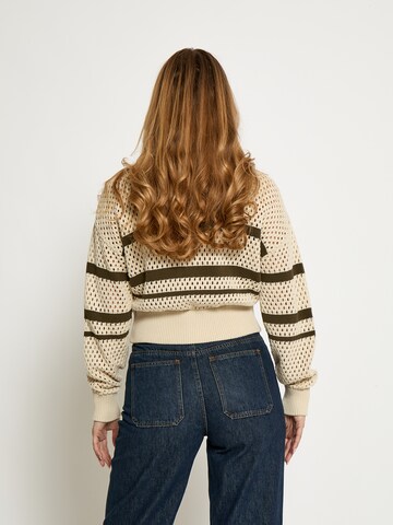 Peppercorn Gebreid vest 'Malla' in Beige