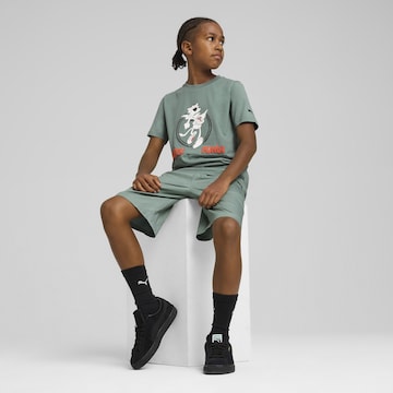 PUMA T-Shirt 'Super Puma' in Grün