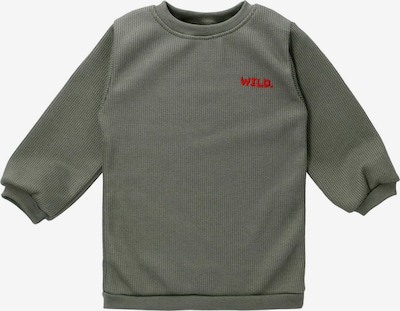 Baby Sweets Pullover in khaki / rot, Produktansicht
