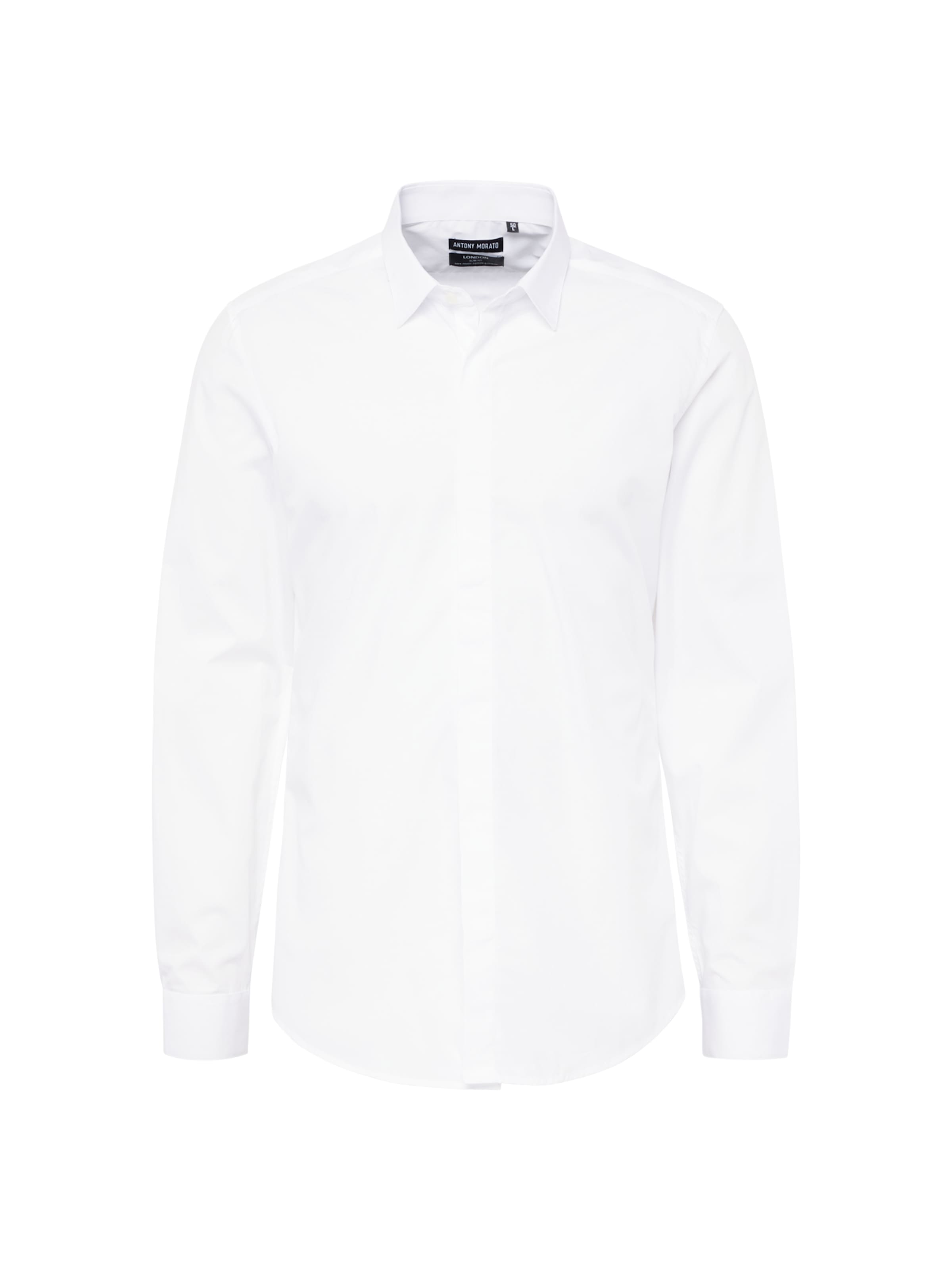 ANTONY MORATO Regular fit Button Up Shirt in White: front