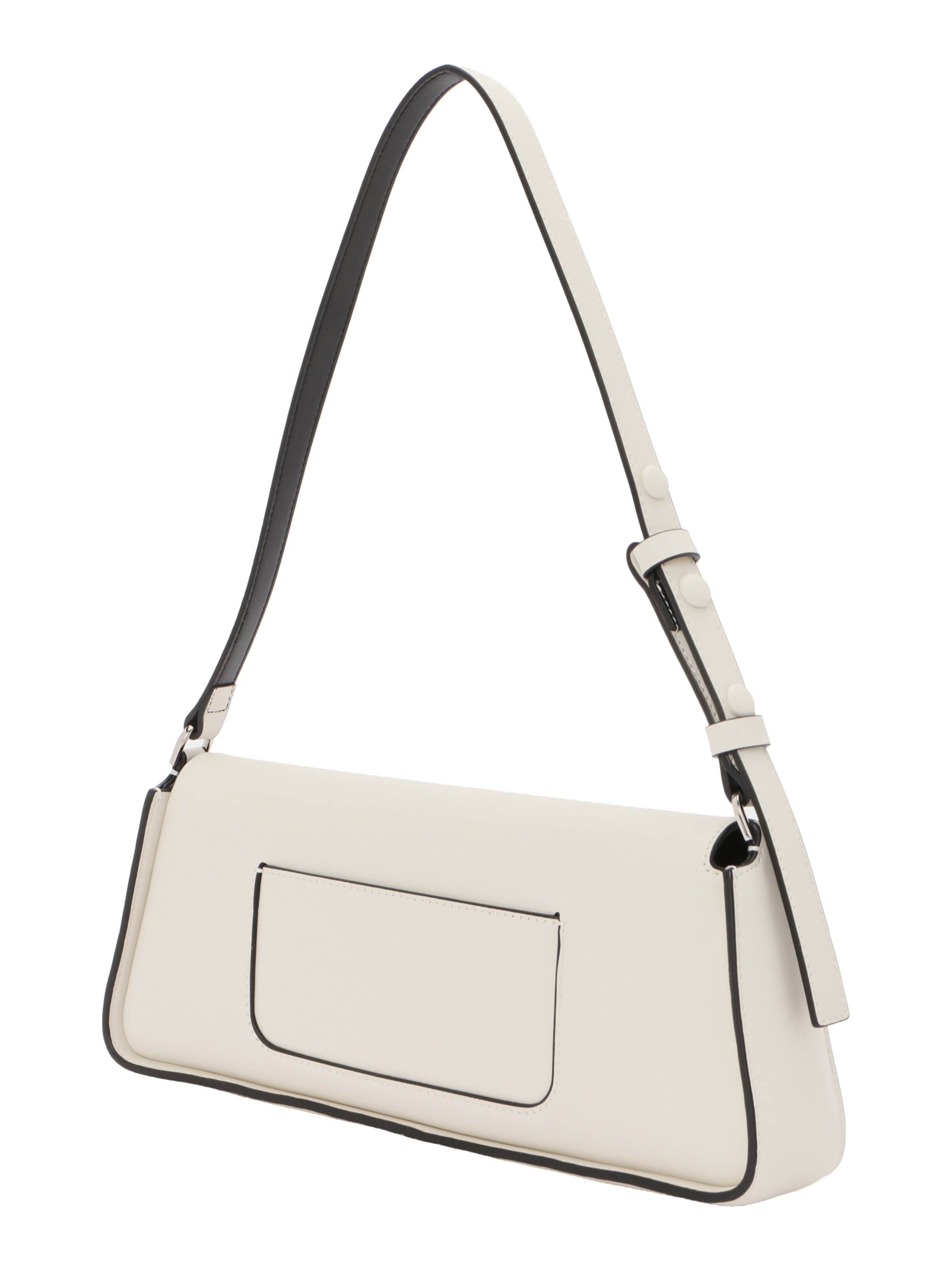 Borsa a spalla 'K/SIGNATURE' di Karl Lagerfeld in bianco