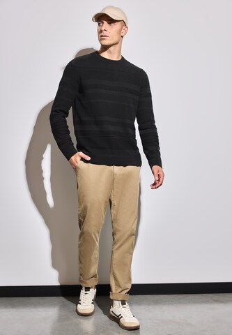 Street One MEN Pullover in Schwarz