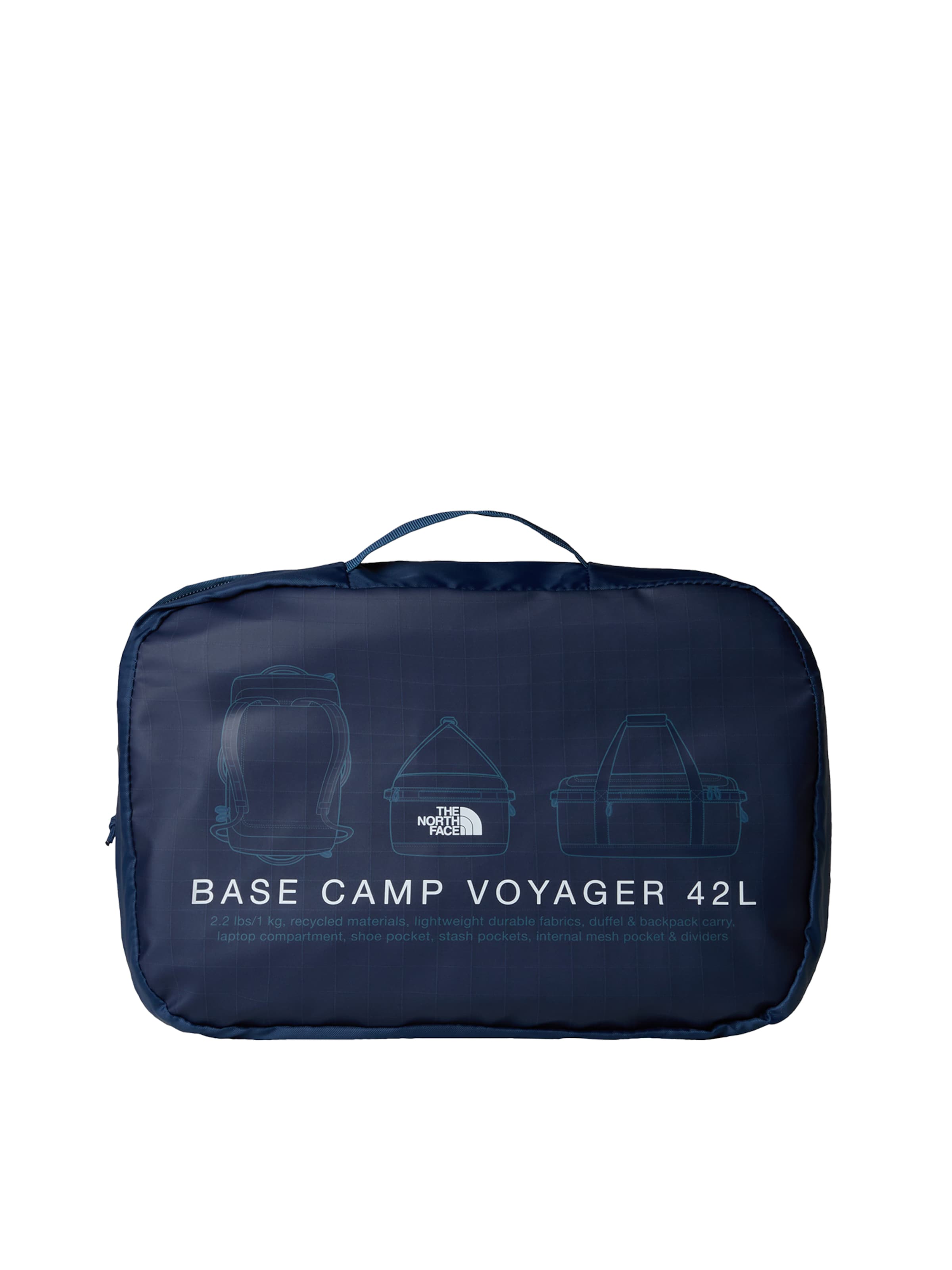 mėlyna THE NORTH FACE Kelioninis krepšys 'Base Camp Voyager'