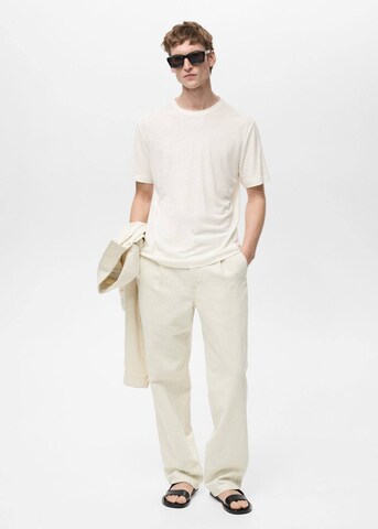 MANGO MAN Loosefit Jeans 'Lucas' in Beige