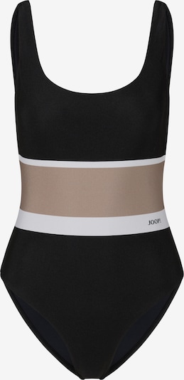 JOOP! Badeanzug in beige / schwarz, Produktansicht