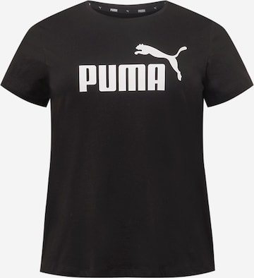 PUMA Λειτουργικό μπλουζάκι σε μαύρο: μπροστά