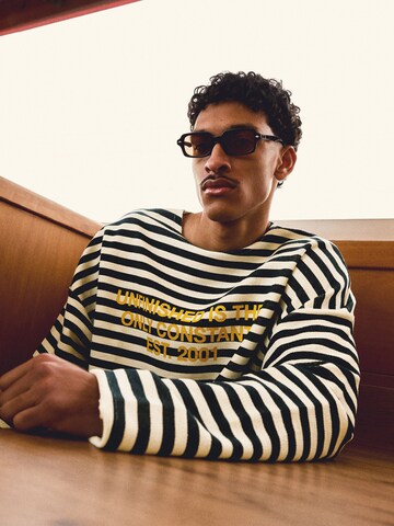 Bershka Majica | modra barva