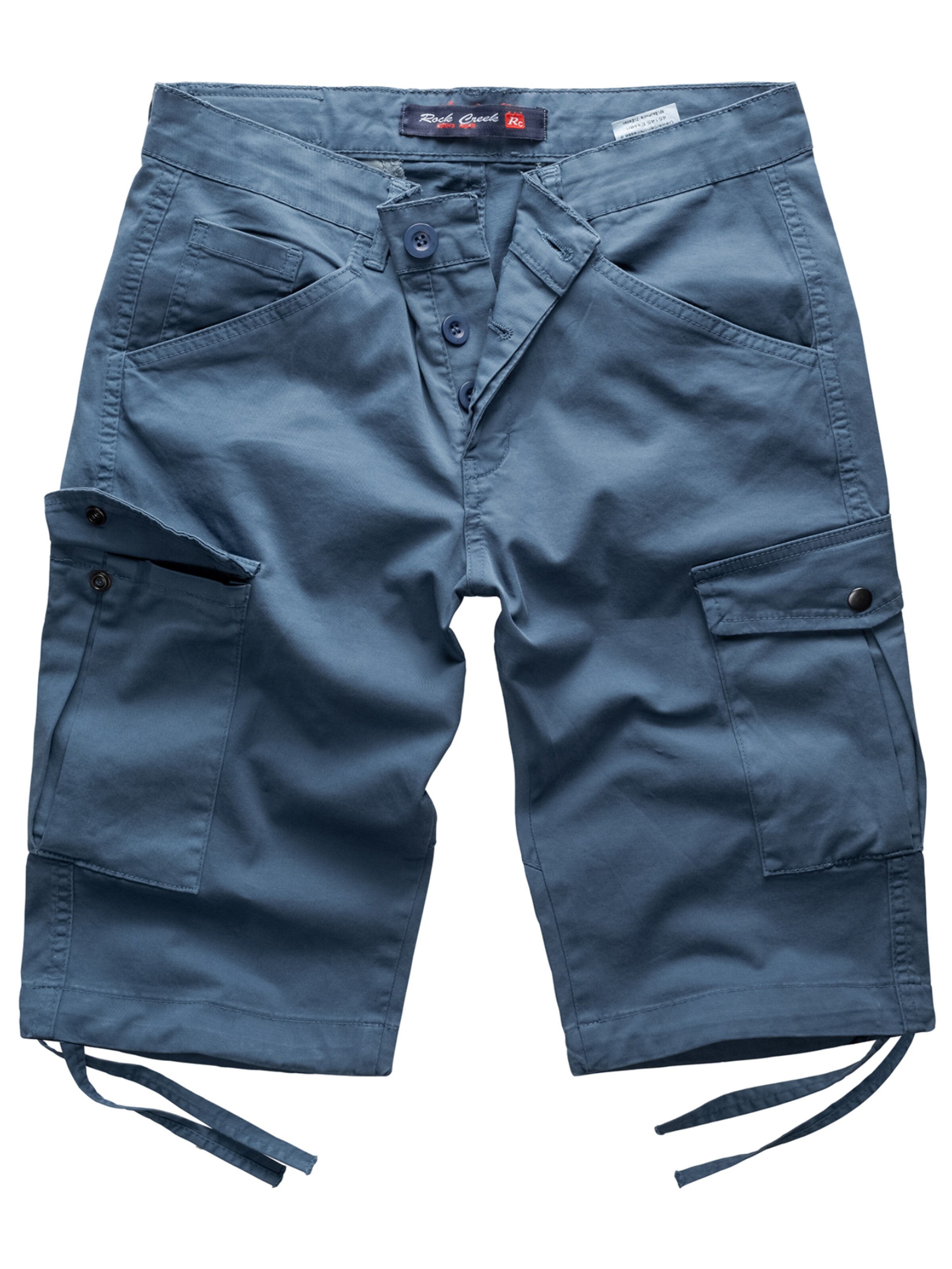 Rock Creek Cargo Pants in Blue: front