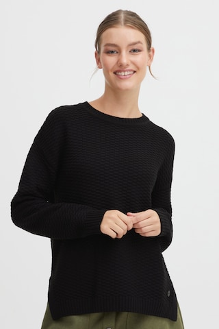 Oxmo Strickpullover 'Milla' in Schwarz: predná strana