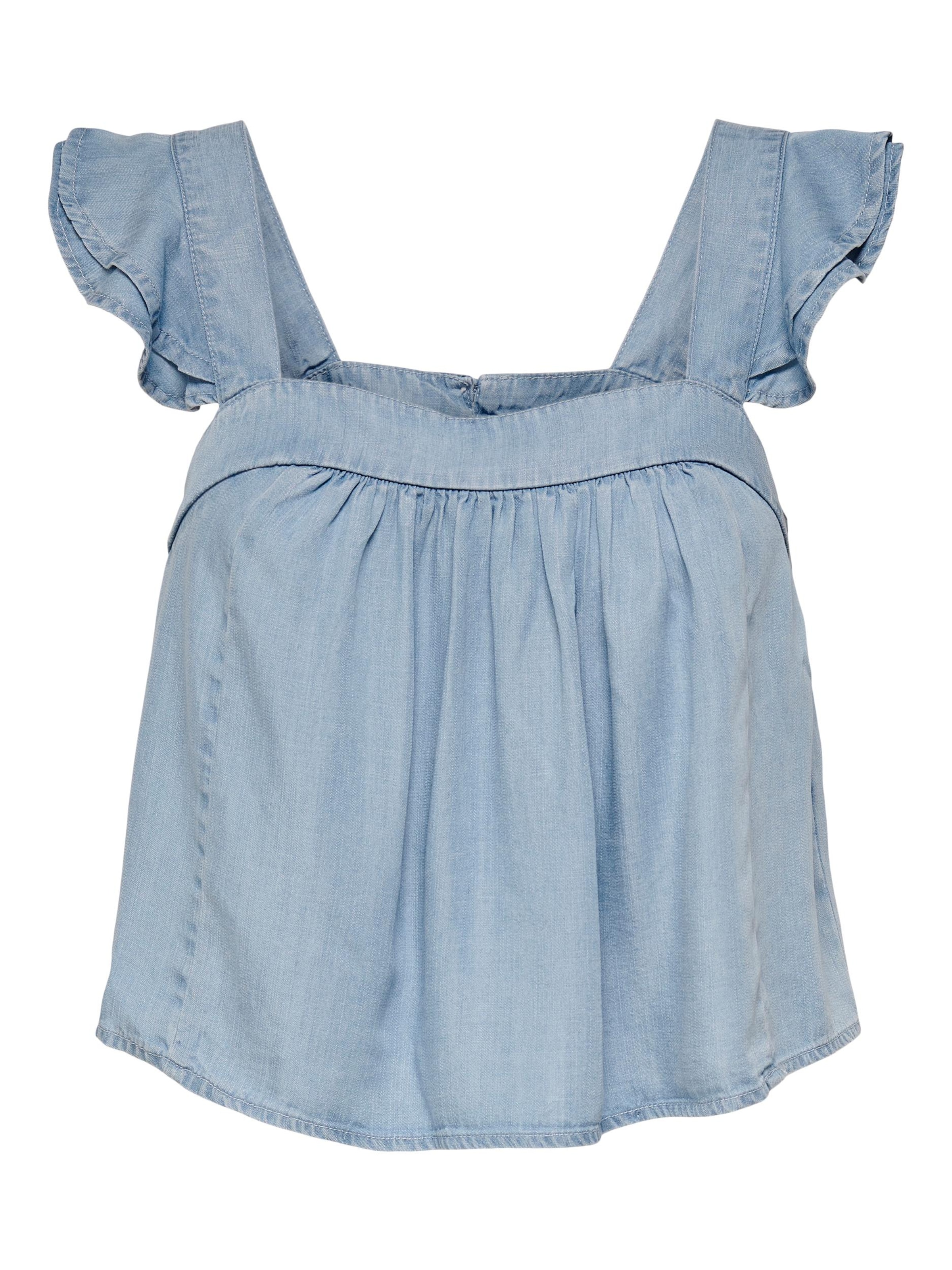 ONLY Τοπ 'Boho' σε μπλε: μπροστά