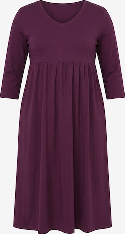 Ulla Popken Dress in Purple: front
