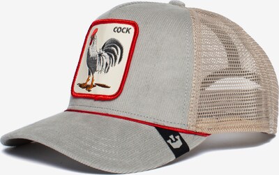 GOORIN Bros. Casquette 'The Arena' en mastic / gris / rouge / blanc, Vue avec produit