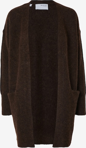 SELECTED Kofta 'SLFLulu' i brun: framsida