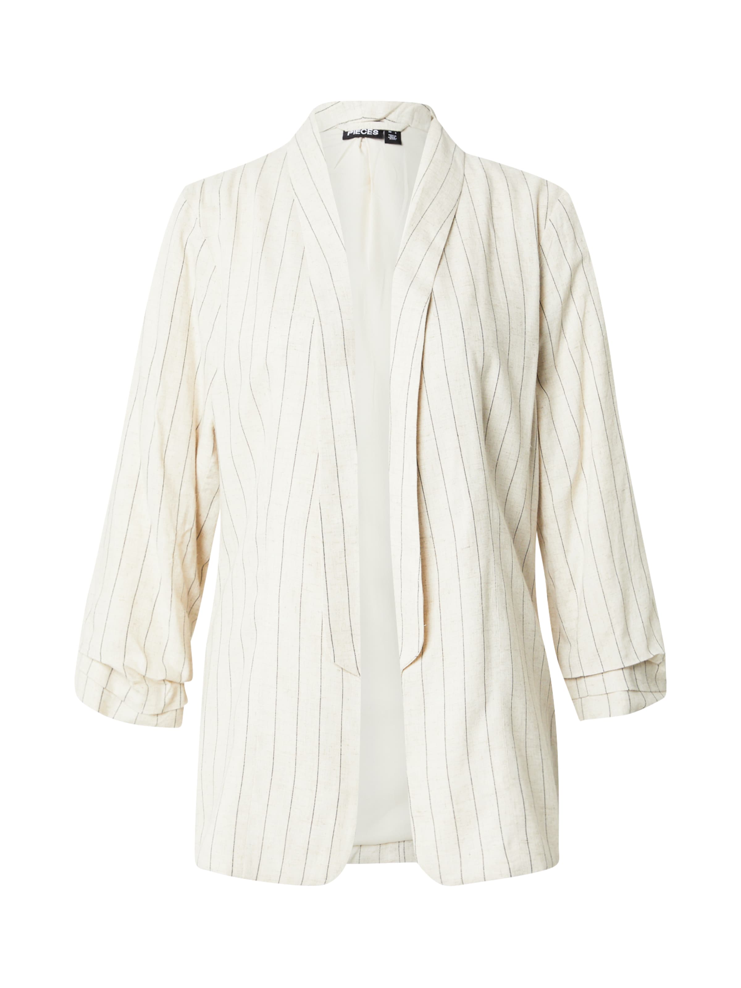 PIECES Blejzr – béžová: přední strana