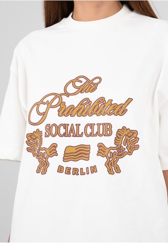 Maglietta 'Clubhouse' di Prohibited in bianco