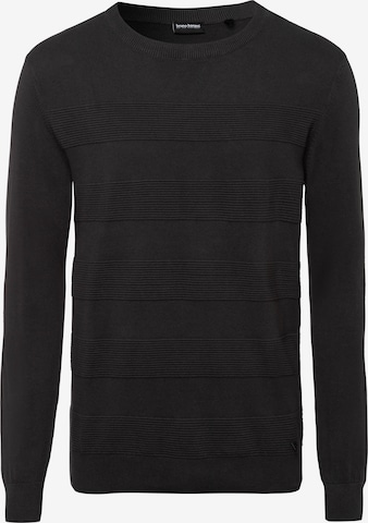 BRUNO BANANI Pullover in Schwarz: predná strana