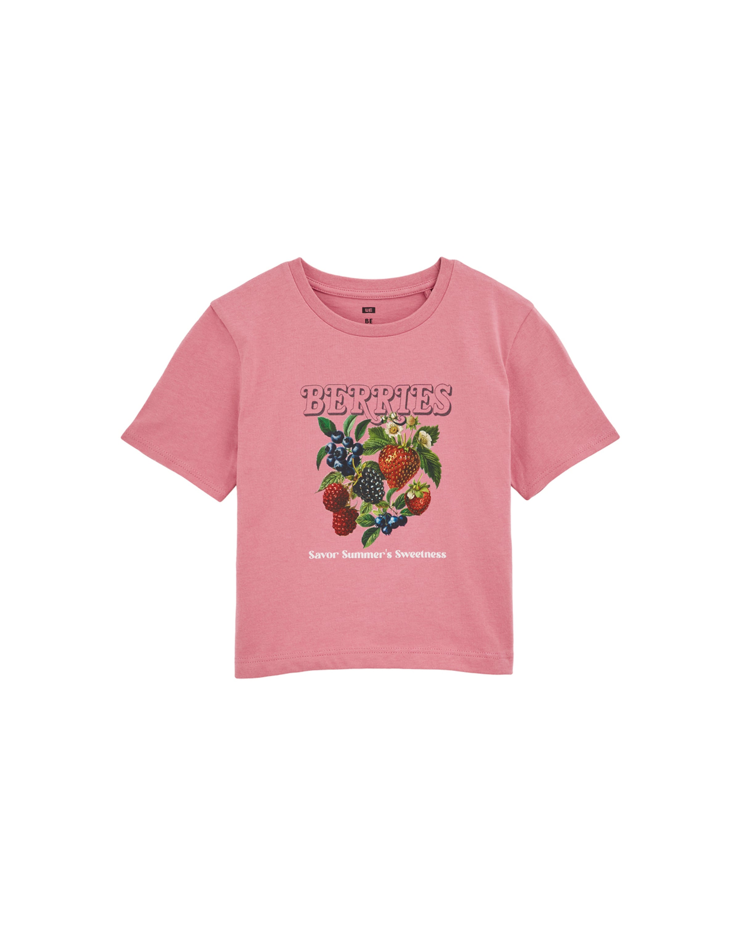 rožinė WE Fashion Marškinėliai: priekis