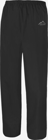 Pantalon outdoor 'Portland' normani en noir : devant