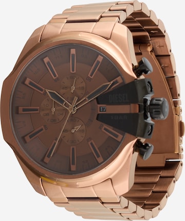 DIESEL Analoginen kello 'MEGA CHIEF SLIM' värissä pronssi: etupuoli