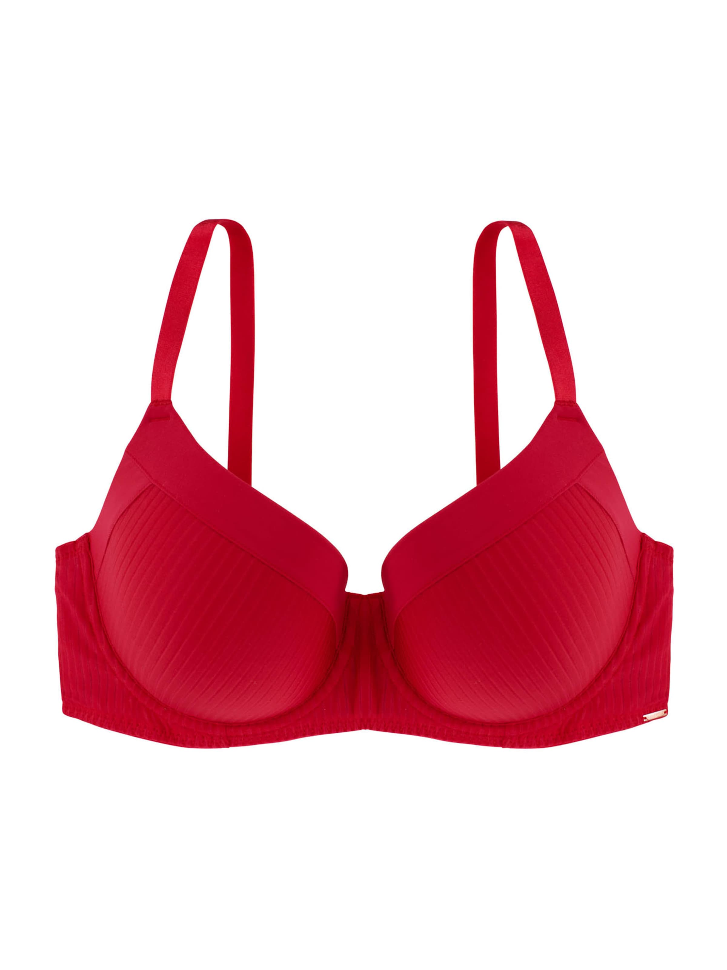 Dorina T-Shirt BH 'DEMI' in Rot: Vorderseite