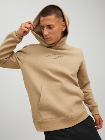 JACK & JONES Sweatshirt 'Evan' in Beige