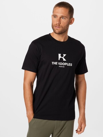 The Kooples T-Shirt in Schwarz: predná strana