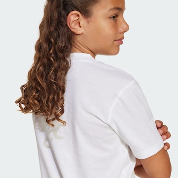 T-Shirt fonctionnel 'Essentials' ADIDAS SPORTSWEAR en blanc