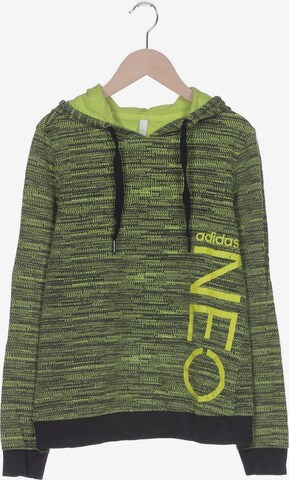 ADIDAS NEO Sweatshirt & Zip-Up Hoodie in S in Green: front