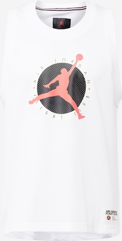 T-Shirt Jordan en blanc : devant