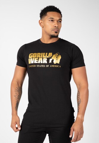T-Shirt fonctionnel 'Classic' Gorilla Wear en noir : devant