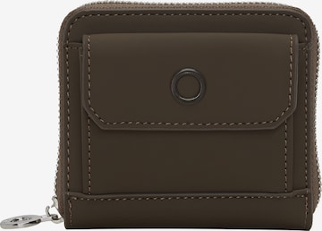 O bag Wallet in Brown: front