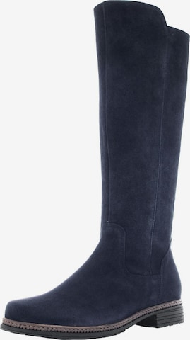 Bottes GABOR en bleu : devant