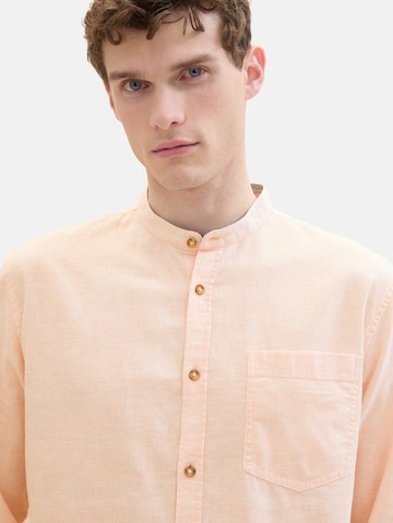 TOM TAILOR - Regular Fit Camisa em laranja