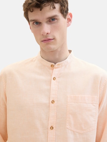 TOM TAILOR Regular fit Button Up Shirt in Orange