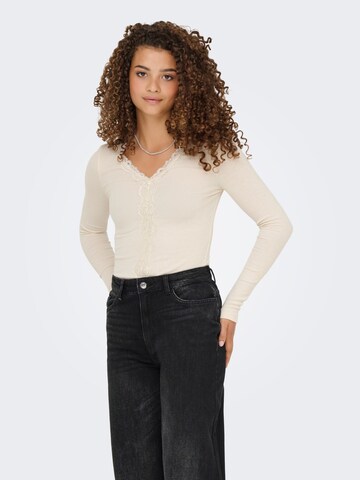 ONLY Knit cardigan 'ONLEnea' in Grey: front