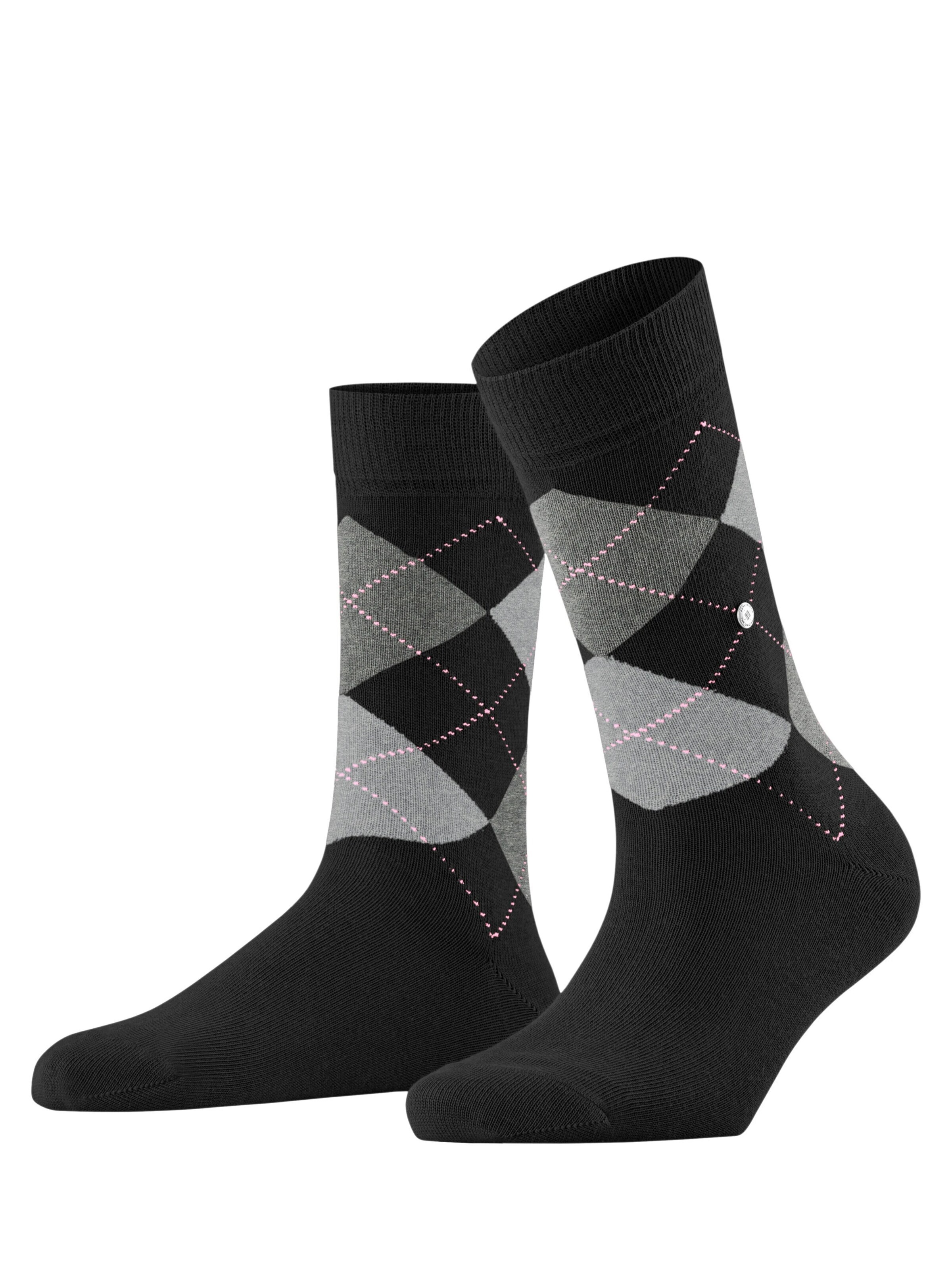 BURLINGTON Socken 'Queen'‌‌‌‌‌ in Schwarz: Vorderseite