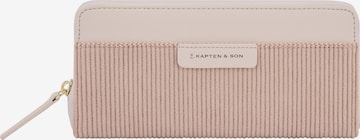 Portamonete 'Bergen Pro' di Kapten & Son in beige: frontale
