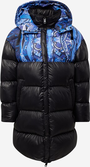Carlo Colucci Płaszcz zimowy w kolorze niebieski / czarnym, Podgląd produktu