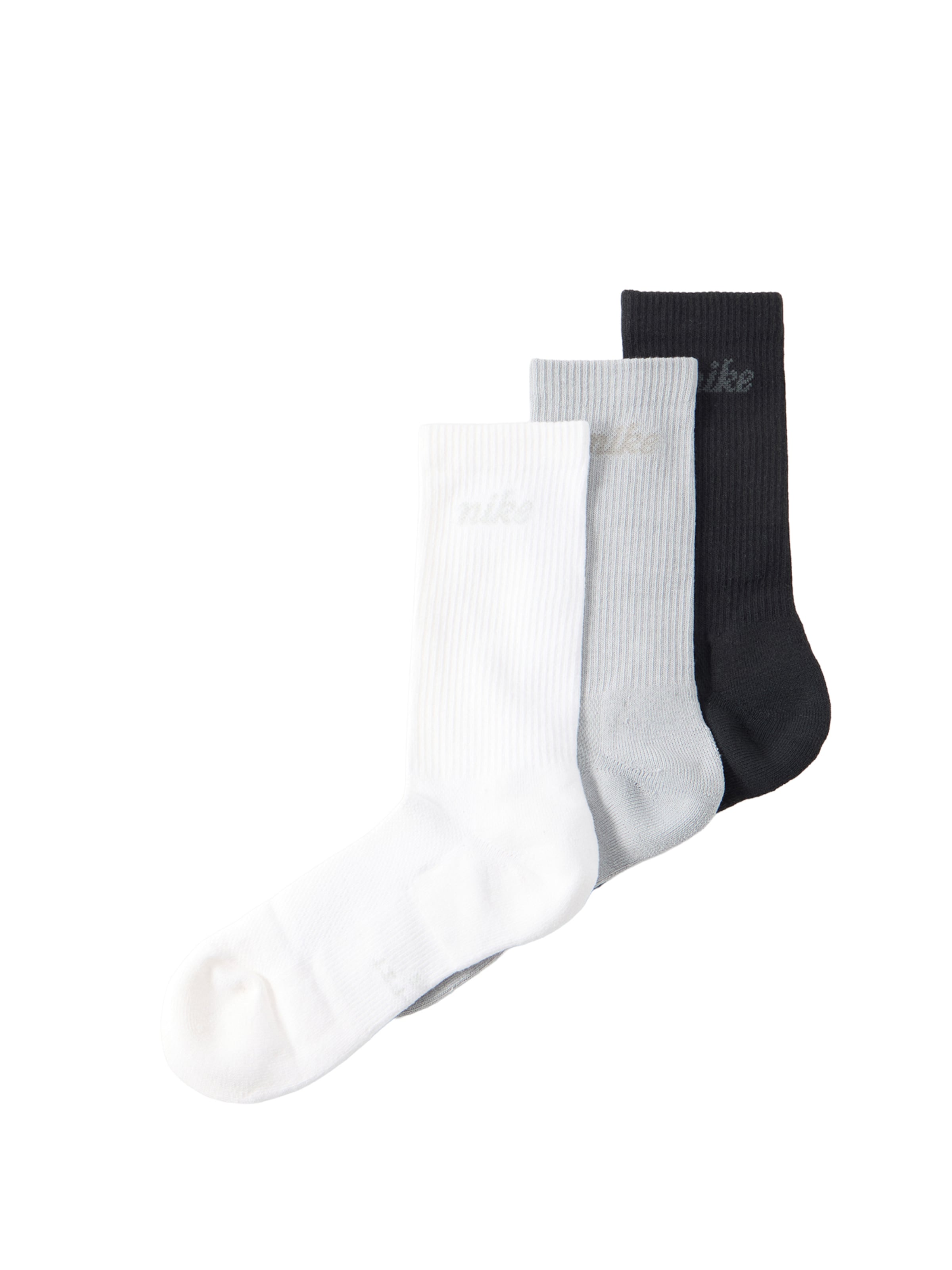 Nike Sportswear Sockor 'U NK ED ELVD CRW 3P WGFX - 144' i 34-38 i ljusgrå, Produktvy