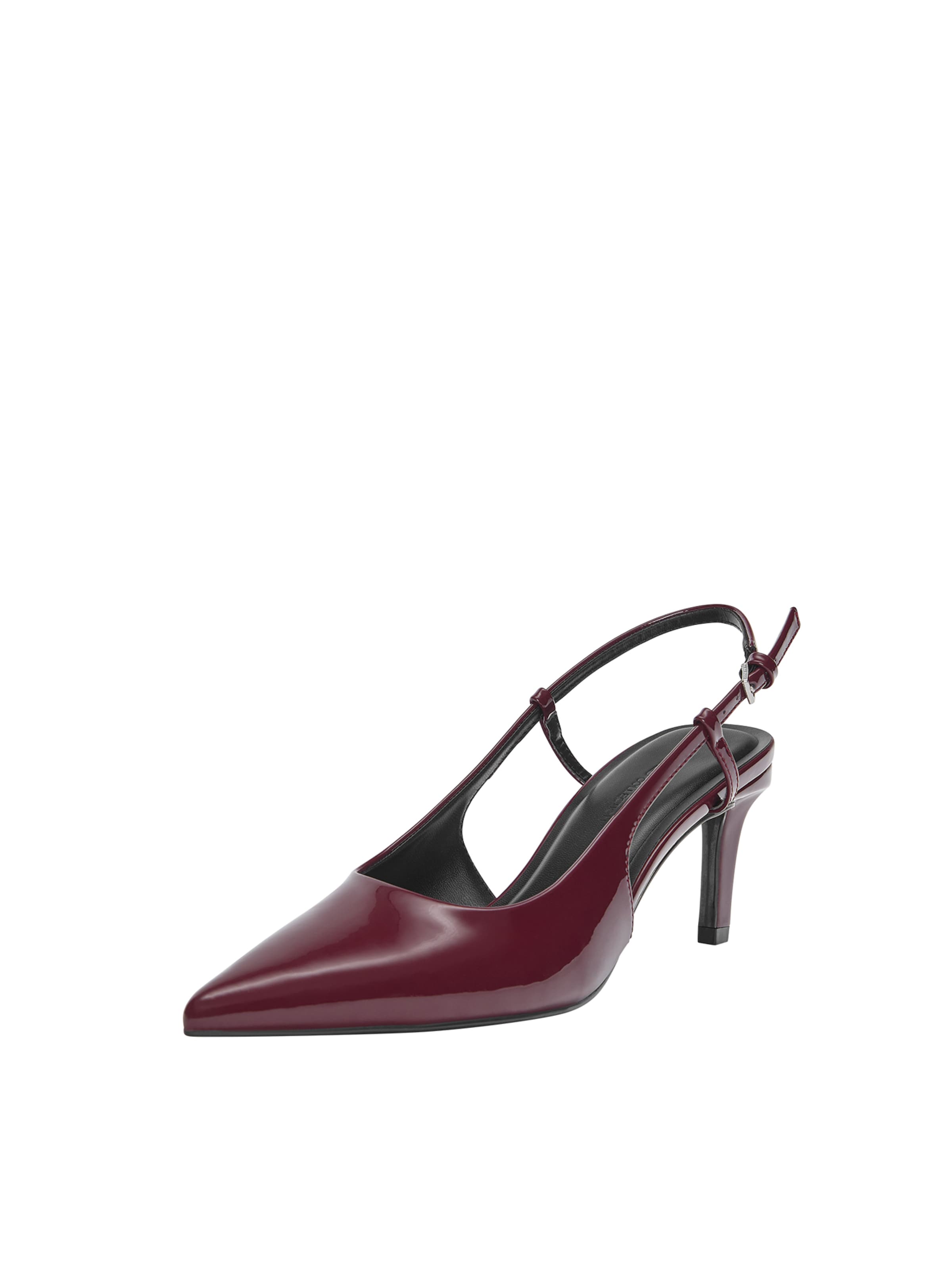 Escarpins à bride arrière Pull&Bear en rouge : devant