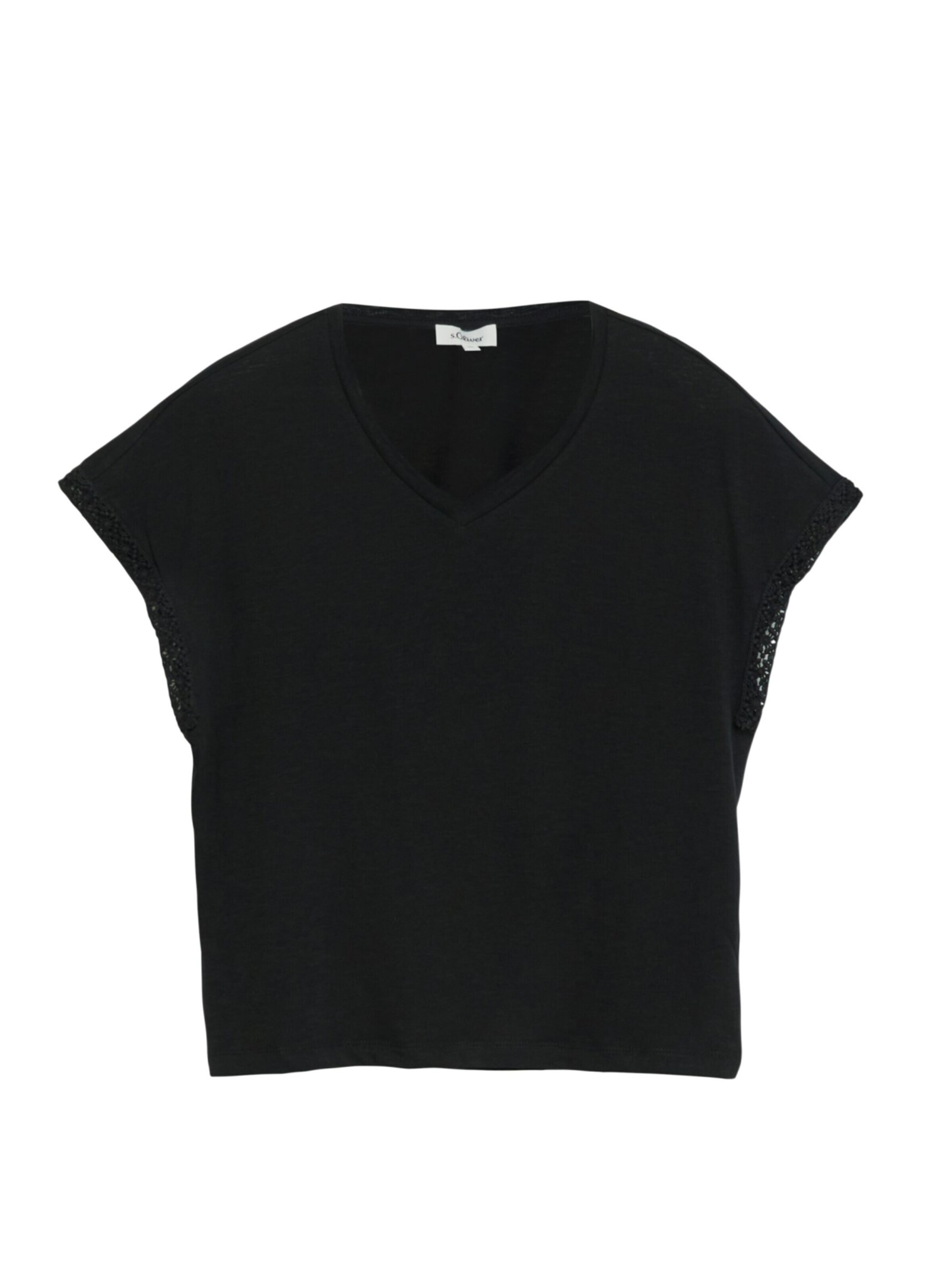 s.Oliver Shirt in Black: front