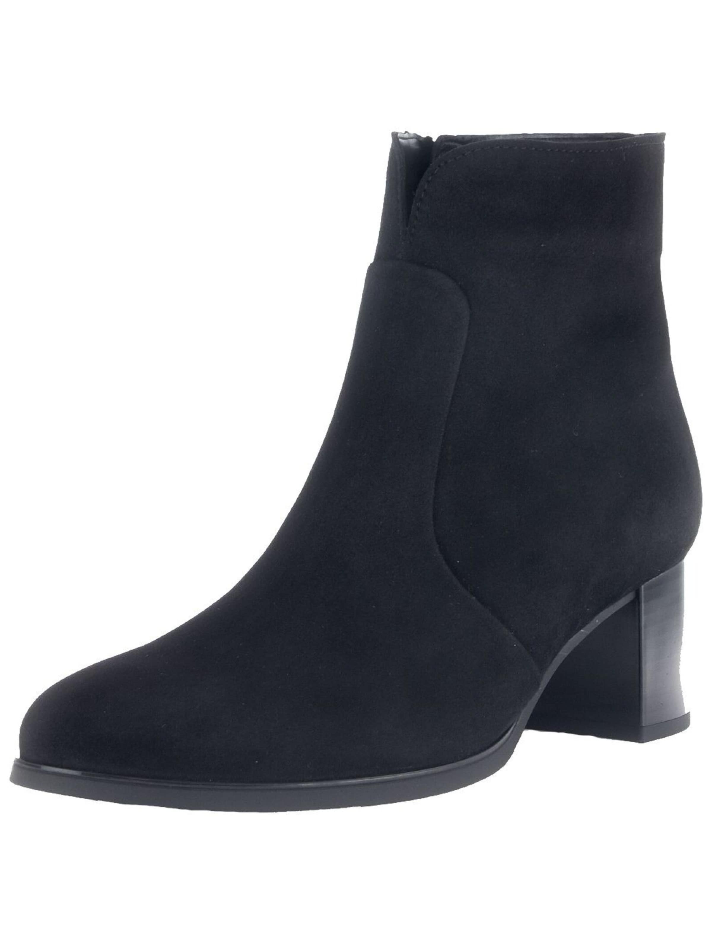 GABOR Enkellaarsjes in Zwart: voorkant