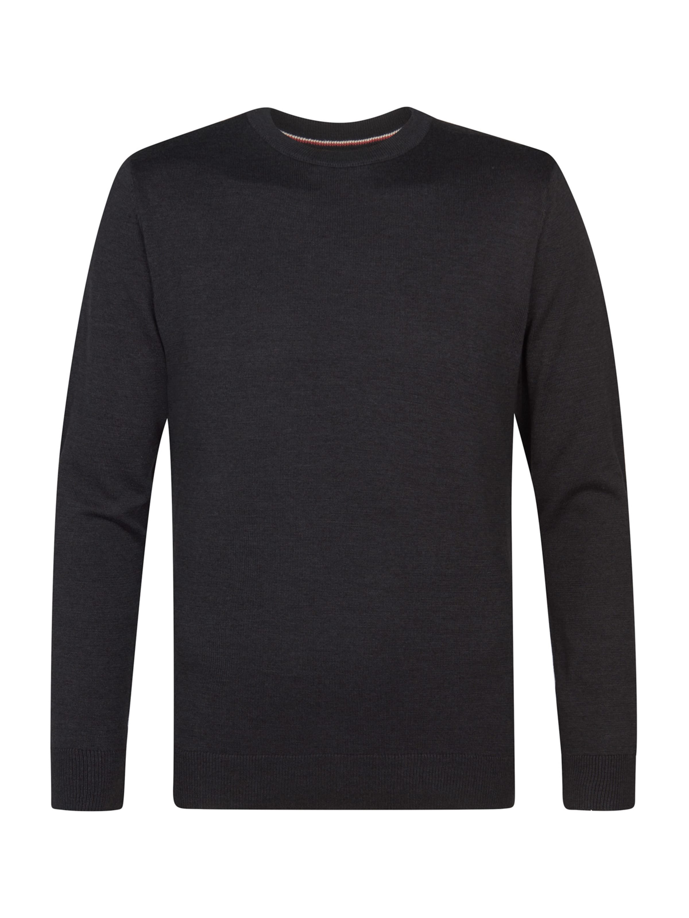 Petrol Industries Svetr – černá: přední strana